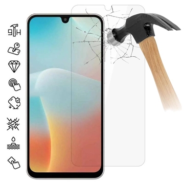 Protector de ecran din sticlă călită Samsung Galaxy M16/F16 - 9H - Case Friendly - Transparent