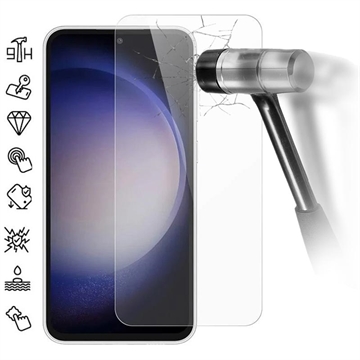 Protector de ecran din sticla securizata Samsung Galaxy S23 FE - Case Friendly - Transparent
