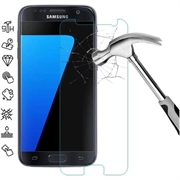 Geam Protectie Ecran Sticla Temperata Samsung Galaxy S7 - 9H, 0.3mm - Case Friendly  - Transparent