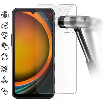 Protector de ecran din sticlă călită Samsung Galaxy XCover7 Pro - 9H - Case Friendly - Transparent