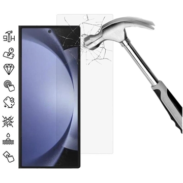 Geam Protectie Ecran Sticla Temperata Samsung Galaxy Z Fold6 - 9H, 0.3mm - Case Friendly  - Transparent