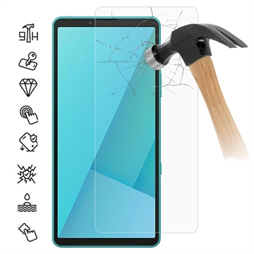 Protector de ecran din sticlă călită Sony Xperia 10 VII - 9H - Case Friendly - Transparent
