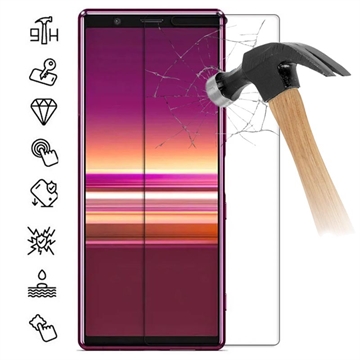 Protector ecran din sticla securizata Sony Xperia 5 - 9H, 0,3 mm - transparent