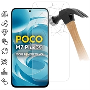 Protector de ecran din sticlă călită Xiaomi Poco M7 Plus - 9H - Case Friendly - Transparent