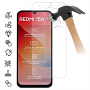Protector de ecran din sticlă călită Xiaomi Redmi 15a - 9H - Case Friendly - Transparent