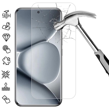 Protector de ecran din sticlă călită Xiaomi Redmi Note 15 Pro 5G - 9H - Case Friendly - Transparent