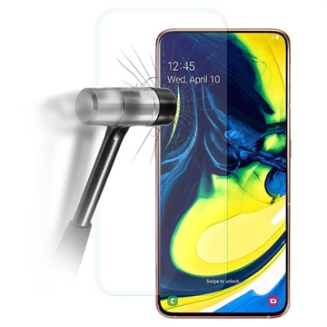 Protector de ecran din sticla securizata Samsung Galaxy A80 - 9H, 0,3 mm - transparent