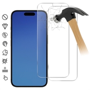 Protector de ecran din sticlă călită iPhone 17 - 9H - Case Friendly - 2 Buc. - Transparent