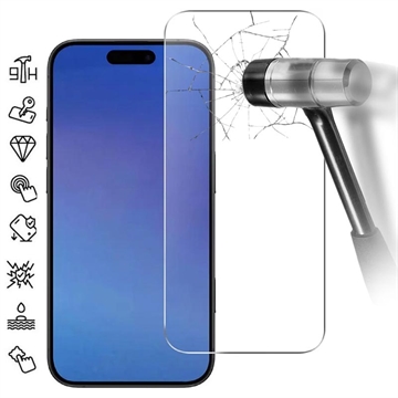 Protector de ecran din sticlă călită iPhone 17 Air - 9H - Case Friendly - Transparent