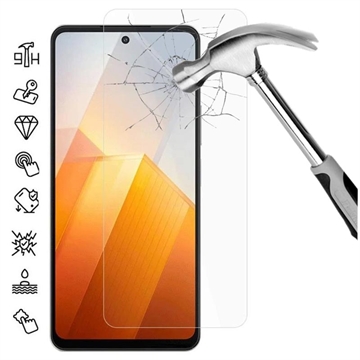 Geam Protectie Ecran Sticla Temperata vivo iQOO Z8x - 9H, 0.3mm - Case Friendly  - Transparent