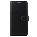 Husa portofel texturata Huawei P10 - neagra