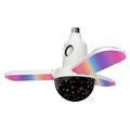Lampă de atmosferă cu plafon cu trei foi pliabilă cu LED și difuzor Bluetooth - Cer înstelat