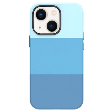 Husă Acoperită iPhone 14 Plus - Three Shades - Albastru
