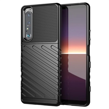 Husă TPU Sony Xperia 1 III - Thunder - Negru