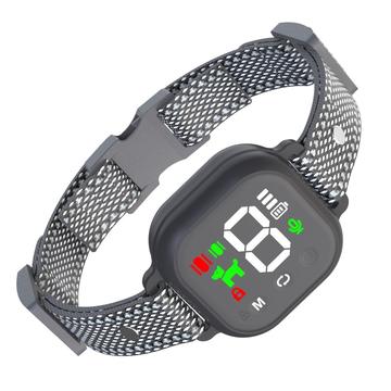 Touch Screen Anti-Bark Dog Collar - Beep & Dual Motor Vibrație