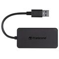 Hub USB 3.1 Gen 1 Transcend HUB2 - USB-A - Negru