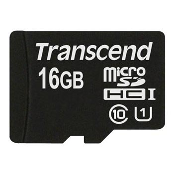 Card MicroSDHC Transcend UHS-1 TS16GUSDU1 - clasa 10 - 16 GB