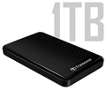 HDD Extern Transcend StoreJet 25A3 USB 3.1 Gen 1 - 1TB - Negru