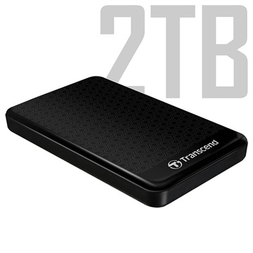 HDD Extern Transcend StoreJet 25A3 USB 3.1 Gen 1 - 2TB - Negru