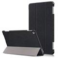 Husă Smart Folio Tri-Fold pentru Huawei Mediapad M5 lite - Neagră