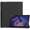 Husă Folio Tri-Fold Samsung Galaxy Tab A8 10.5 (2021) (Ambalaj Deschis - Satisfăcător) - Negru