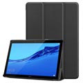 Husă Folio pentru Huawei MediaPad T5 10 Seria Tri-Fold - Neagră