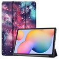 Husă Folio Samsung Galaxy Tab S6 Lite 2020/2022/2024 - Tri-Fold - Galaxie