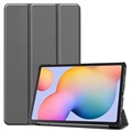 Husă Folio Samsung Galaxy Tab S6 Lite 2020/2022/2024 - Tri-Fold - Gri