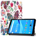 Husă Folio Lenovo Tab M7 - Tri-Fold - Fluturi / Flori