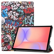 Husă Smart Folio Samsung Galaxy Tab S10 Lite Tri-Fold - Graffiti