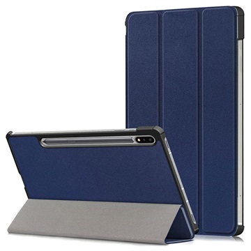 Husă Folio Smart Samsung Galaxy Tab S7 FE - Tri-Fold - Albastru