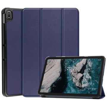 Husă Folio Smart Tri-Fold Nokia T20 - Albastru