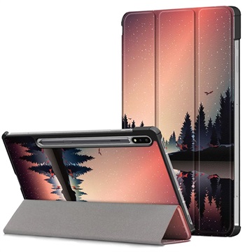 Husă Folio Tri-Fold Samsung Galaxy Tab S7 - Nature