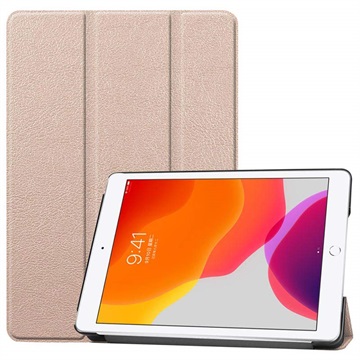 Carcasă Smart Folio pentru iPad 10.2 2019/2020/2021 din seria Tri-Fold - auriu