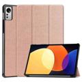Husă Folio Smart Xiaomi Pad 5 Pro 12.4 - Tri-Fold - Auriu Roze