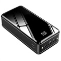 Baterie Externă Power Bank Triplu USB 50000mAh - PD 18W - Negru