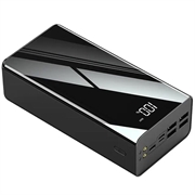 Baterie Externă Power Bank Triplu USB 50000mAh - PD 18W - Negru