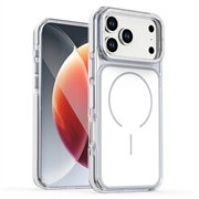 iPhone 18 Pro Max Husă hibridă în două tonuri - compatibilă cu MagSafe - alb