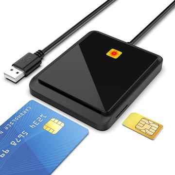 USB 2.0 Smart Cititor de carduri - SIM, ID, card bancar