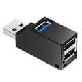 Hub Splitter USB 3.0 1x3 - 1x USB 3.0, 2x USB 2.0 - Negru