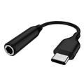 Adaptor audio USB-C / 3.5mm - Suport audio și apeluri - Negru