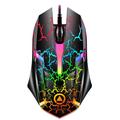 Mouse de gaming USB cu LED - 1200 DPI - Negru