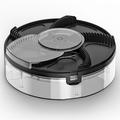 Capcană automată pentru muște, reîncărcabilă prin USB, cu rotație, pentru interior - Negru