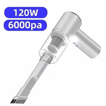 Aspirator auto fără fir reîncărcabil USB 6000Pa