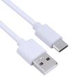 Cablu de încărcare de la USB la USB-C pentru iPhone 15 / Plus / Pro / Pro Max - alb
