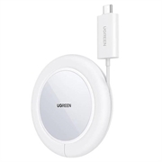 Încărcător wireless magnetic Ugreen CD245 de 15W - Alb
