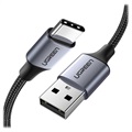 Cablu USB-C Ugreen Quick Charge 3.0 - 3A, 1m - Gri