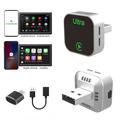 Adaptor wireless 2-în-1 Ultra K15 pentru CarPlay și Android Auto - Argintiu