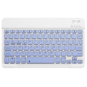 Tastatura Bluetooth silențioasă ultra-subțire pentru PC, tabletă, iPad, telefon, TV - Violet
