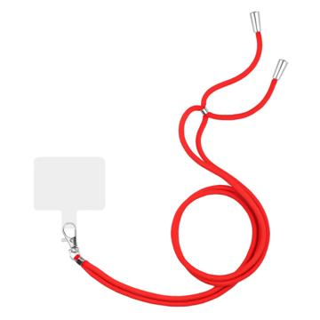Curea Universală cu Plasture pentru Smartphone - Roșu
